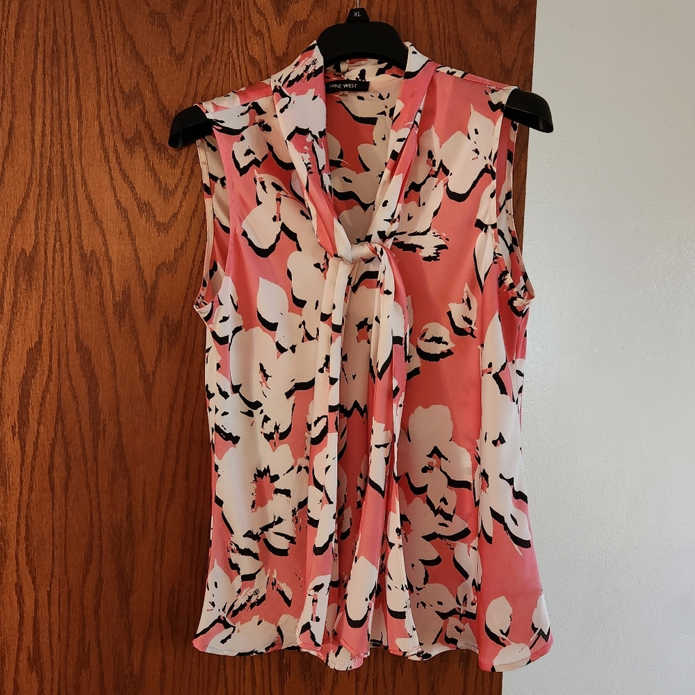 Alfani pink sleeveless dress top blouse